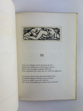 La Rose des Vents. Poème orné de bois gravés par Paul Vera. Envoi à Eugène Marsan. . Paul LECLERE