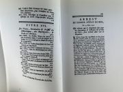 Code de la Librairie et Imprimerie de Paris, ou Conférence du réglement arrêté au Conseil d'Etat du Roy, le 28 février 1723, et rendu commun pour tout le royaume, par Arrêt du Conseil d'Etat du 24 mars 1744, avec les Anciennes Ordonnances, Edits, Déclarations, Arrêts, Réglemens & Jugemens rendus au sujet de la Librairie & de l'Imprimerie, depuis l'an 1332 jusqu'à présent.  par Claude Marin SAUGRAIN - Image 8