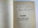 Xavier ou Les Entretiens sur la Grammaire française. Envoi de l'auteur (patronyme découpé) "A Marie ... son confrère dévoué / Abel Hermant". Abel ...