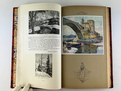 Agenda des Chemins de Fer PLM 1925. Paris - Lyon - Méditerannée.. - Collectif. Textes de Colette, Louis Bertrand, Jules Véran, John Grand-Carteret, ...