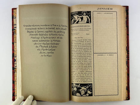 Agenda des Chemins de Fer PLM 1925. Paris - Lyon - Méditerannée.. - Collectif. Textes de Colette, Louis Bertrand, Jules Véran, John Grand-Carteret, ...