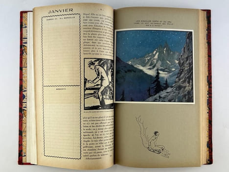 Agenda des Chemins de Fer PLM 1925. Paris - Lyon - Méditerannée.. - Collectif. Textes de Colette, Louis Bertrand, Jules Véran, John Grand-Carteret, ...