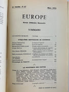 Revue Europe 527. Mars 1973. Le ciel et  nous. Copernic (1473-1973) par Revue Europe. Collectif - Image 2