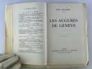 Les augures de Genève. Exemplaire sur vélin numéroté.. René BENJAMIN