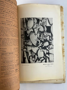 Les Soirées de Paris Juillet - Août 1914 - Numéro 26 & 27. SOMMAIRE : Treize reproductions d'après les peintures de MAURICE DE VLAMNICK, celles de FERNAND LEGER et les caricatures récentes de AMRIUS DE ZAYAS. Chronique mensuelle : Fantômas - Maurice Raynal - Jacques Dyssord - Roch Grey - O. W. Gambedoo - Jean Cérusse - Guillaume Apollinaire etc. F.S. Flint : Imagistes. Gabriel Arbouin : Devant l'Idéogramme d'Apollinaire. Guillaume Apollinaire : IDEOGRAMMES LYRIQUES. Roch Grey : P.R.R.D.V. Max Jacob : Ecrit pour la S.A.F. - Concours du Conservatoire. Mireille Havet: Proses et poèmes. Albert Savinio : Les chants de la Mi-Mort. Léopold Sturzwage : Le rythme coloré. Léonard Pieux : Soliloques gaillards. Blaise Cendrars : Trois Poèmes. Georges Rouault : L'Artiste - Miserere - Mère. Maurice Raynal : Le Boxeur et son ombre. G.P. Fauconnet : Conversation recueillie. Alan Seeger : Le Baseball aux Etats-Unis. Jacques Dyssord : Poème.