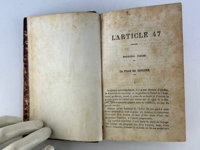 L'article 47. Texte complet en 3 parties : La fille de couleur - Le journal d'une jeune fille - La haute police.