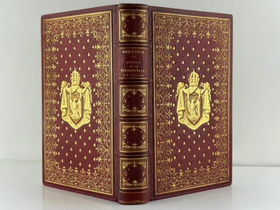 Journal d'un missionnaire au Texas et au Mexique (1846-1852) Journal of a missionary in Texas and Mexico. EXEMPLAIRE AUX ARMES DE L'IMPERATRICE EUGENIE. ARMORIAL BEARING OF IMPRESS EUGENIE ON THE BINDING. Reliure signée C. Parisot.