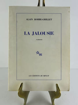 La jalousie. Envoi autographe signé. . Alain ROBBE-GRILLET