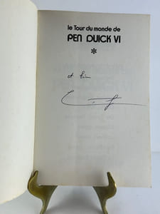Le tour du monde de Pen Duick VI. Envoi autographe signé de l'auteur.