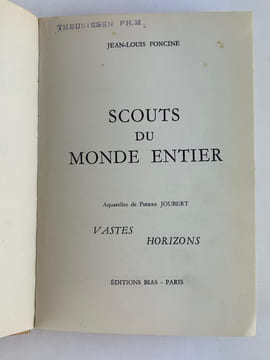 Scouts du Monde Entier. 16 aquarelles de Pierre Joubert. . Jean-Louis Foncine