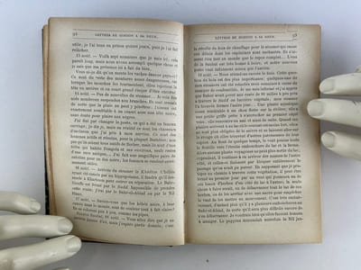 Lettres de Gordon à sa soeur, écrites du Soudan. Précédées d'une étude historique et biographique par Philippe Daryl. Gordon et le Mahdi - Khartoum - Le Haut Nil et les Grands Lacs - Les chasseurs d'hommes - Le roi Mtesa et le roi Jean d'Abyssinie. 