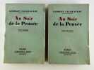 Au Soir de la Pensée. 2 volumes, complet. . Georges CLEMENCEAU