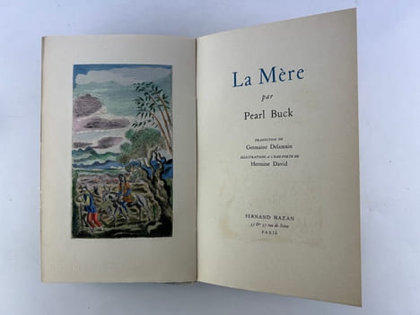 LA MERE. Traduction de Germaine Delamain. Illustrations à l'eau-forte de Hermine David. Pear BUCK