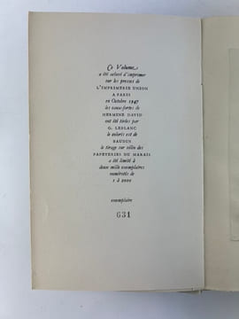 LA MERE. Traduction de Germaine Delamain. Illustrations à l'eau-forte de Hermine David. Pear BUCK