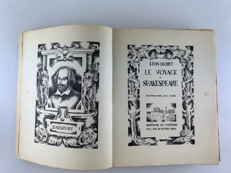 Le Voyage de Shakespeare. Illustrations de Gaston GOOR. . Léon DAUDET