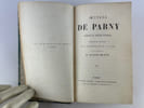 Oeuvres de Parny : &eacute;l&eacute;gies et po&eacute;sies diverses. Pr&eacute;face de M. Sainte-Beuve. Nouvelle &eacute;dition revue et annot&eacute;e par A.J. Pons.. Evariste de PARNY
