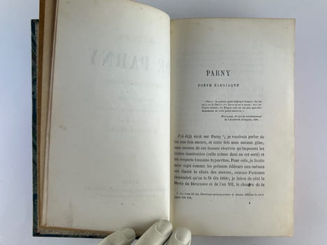 Oeuvres de Parny : élégies et poésies diverses. Préface de M. Sainte-Beuve. Nouvelle édition revue et annotée par A.J. Pons.. Evariste de PARNY