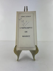 (Comte de Saint-Germain) L'impromptu de Mahiot. Illustrations de Francine Gaillard-Riesler. Un des 500 exemplaires hors-commerce annoté par l'auteur.