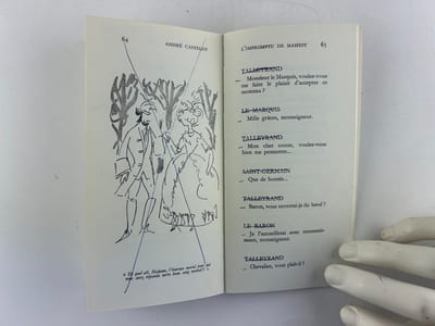 (Comte de Saint-Germain) L'impromptu de Mahiot. Illustrations de Francine Gaillard-Riesler. Un des 500 exemplaires hors-commerce annoté par l'auteur.