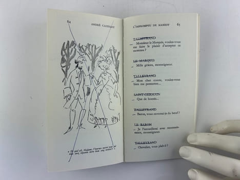(Comte de Saint-Germain) L'impromptu de Mahiot. Illustrations de Francine Gaillard-Riesler. Un des 500 exemplaires hors-commerce annoté par l'auteur.. ...