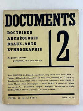 Documents. Numéro 2. Doctrines, archéologie, beaux-arts, ethnographie. Mai 1929. Jean BABELON. Un Eldorado macédonien, cinq siècles avant ...