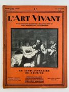 L'ART VIVANT, Revue bi-mensuelle des Amateurs et des Artistes éditée par Les Nouvelles Littéraires. 5e année, n°100. LE CINQUANTENAIRE DE DAUMIER par Collectif. Rédacteur en chef : Florent Fels