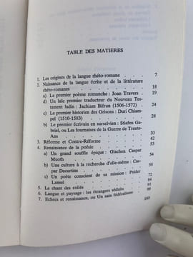 Destin de la langue et de la littérature rhéto-romanes. Letter A. Le premier livre sur la littérature rhéto-romane - Clef d'une culture profondément ...