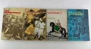 Collection Le Temps Qui Court  aux Editions du Seuil : LES BATISSEURS DE CATHEDRALES - CATHERINE II - LES EXPLORATEURS  AU MOYEN AGE - LES COMMUNARDS. ...