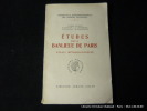 Etudes sur la banlieue de Paris. Essais m&eacute;thodologiques. P. Georges, M. Agulhon, Lavandeyra, Eldhai, Schaeffer