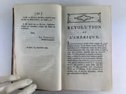 Réunion de 3 oeuvres de l'Abbé Raynal reliés à la suite : Révolution de l'Amérique // Défense de Mr l'Abbé Raynal et de Mr Borrelly contre les attaques clandestines de quelques chenilles littéraires. Ouvrage en forme de Lettres adressées au même Mr Borrelly // Réponse à la censure de la Faculté de Théologie de Paris, Contre l'Histoire Philosophique & Politique des Etablissemens & du Commerce des Européens dans les deux Indes, par Mr l'Abbé Raynal. par Guillaume Thomas, Abbé RAYNAL. Mr BORRELLY. Mr De La VEAUX - Image 4