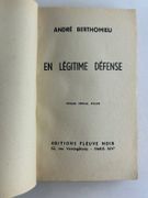 En légitime défense. Edition originale.  par André BERTHOMIEU (pseud. Frédéric DARD) - Image 3