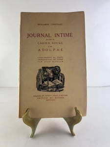 Journal intime. Précédé du Cahier Rouge et de Adolphe. Etablissement du texte, introduction et notes par Jean Mistler