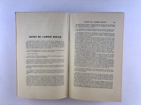Journal intime. Précédé du Cahier Rouge et de Adolphe. Etablissement du texte, introduction et notes par Jean Mistler. Benjamin CONSTANT