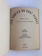 Les Contes du Chat Perché. Cinq contes : Le Loup - Le Chien - L'Eléphant - L'âne et le cheval - Le canard et la panthère.  par Aymé Marcel - Illustrations de Nathalie Parain - Image 4