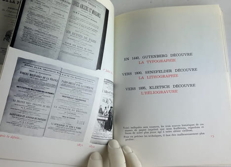 Le livre français depuis 150 ans. Semaines des arts du livre. Catalogue d'exposition au Musée Galliera, Paris, 27 septembre - 5 octobre 1961.. ...