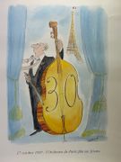 (AFFICHE) L'Orchestre de Paris fête ses 30 ans (Semyon Bychkov, Directeur musical) par Jean-Jacques SEMPE - Image 1