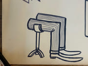 Dessin original au feutre, grand format, avec envoi autographe signé "respectueux et amical souvenir PIEM" par PIEM - Image 4