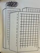 Dessin original au feutre "Bientôt ici coquette petite fermette" grand format, avec envoi autographe signé "bien amicalement PIEM" par PIEM - Image 3