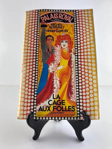 Programme du Théâtre du Palais Royal : La Cage aux Folles de Jean Poiret.