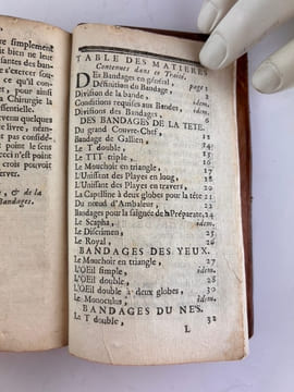 (MEDECINE) Recueil complet de l'ostéologie ou histoire exacte des os. SUIVI DE Traité des bandages ou méthode exacte pour appliquer les bandages les ...