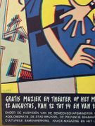 Affiche MALLEMUNT Gratis muziek en theater op het Muntplein te Brussel op Donderdagen en vrijdagen van 28 Juli tot 12 Augustus. Organisatie : Beursschouwburg. par EVER MEULEN - Image 2