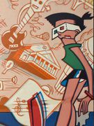 Affiche MALLEMUNT Gratis muziek en theater op het Muntplein te Brussel op Donderdagen en vrijdagen van 28 Juli tot 12 Augustus. Organisatie : Beursschouwburg. par EVER MEULEN - Image 4