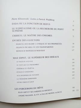 Les Demeures d'Hypnos. Préface de Pierre Klossowski. Patrick Waldberg