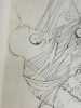 Eau-forte originale LA RENCONTRE, numérotée 4/100 et signée au crayon. Sous verre. . André BEGUIN (1927 - 2021)