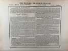 Carte historiée en couleurs de l'INDE FRANCAISE / COCHINCHINE FRANCAISE. Extraite de l'Atlas - La France et ses colonies - par Vuillemin, d'après les ...