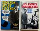 (SIMENON) Réunion de deux essais : Simenon avant Simenon. Les années de journalisme 1919-1922 / Les années parisiennes 1923-1931. . Jean-Christophe ...