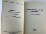 Vague d'OVNI sur la Belgique. Une énigme non résolue. Tomes 1 & 2.  par Collectif. T.1 Préface de Jean-Pierre Petit. Textes de Michel Bougard, Lucien Clerebaut, Jean Debel, Léon Brenig, Auguste Meessen, Patrick Ferryn, Marck Valckenears, Jean-Luc Vertongen. Postface de Wilfried de Brouwer. T.2 Préface de Isabelle Stengers. Textes Lucien Clerebaut, Marc Valckenaers, Patrick Ferryn, Michel Bougard, Léon Brenig. Conclusions par la SOBEPS.  - Image 3
