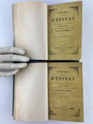 Mémoires de Madame d'Epinay. 2 volumes, complet. Edition nouvelle et complète avec des additions, des notes et des éclaircissements inédits par Mr. Paul Boiteau. par Madame d'Epinay. Paul Boiteau.  - Image 2