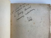 "Pas pour jeunes filles". 125 réflexions de Ric et Rac. Exemplaire augmenté d'un ENVOI autographe signé de Pol Rab au poète George Auriol "ces q.q. scènes de notre chienne de vie / à George Auriol / POL/RAB". par POL RAB - Image 1