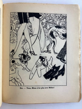 "Pas pour jeunes filles". 125 réflexions de Ric et Rac. Exemplaire augmenté d'un ENVOI autographe signé de Pol Rab au poète George Auriol "ces q.q. ...